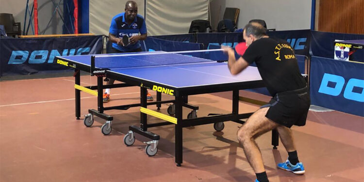 Abayomi Segun Olawale del Tennistavolo Sassari