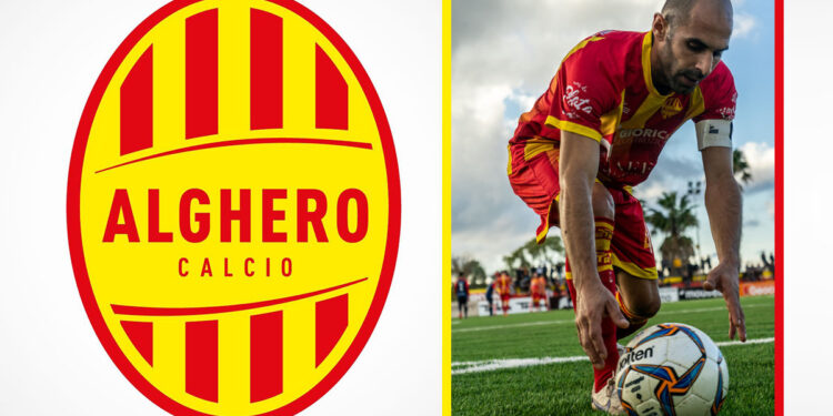 Stefano Mereu dell'Alghero Calcio