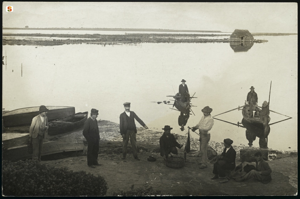 Cagliari, laguna di Santa Gilla. Dopo il 1905