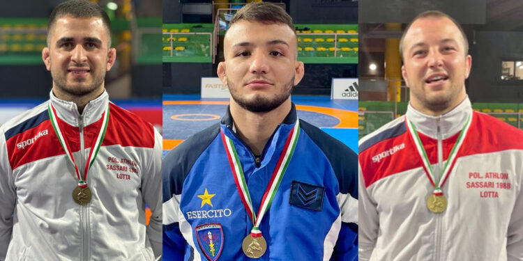 Da sinistra: Alessandro Usai, Simone Vincenzo Piroddu e William Raffi