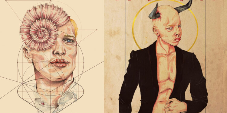 Due illustrazioni di Davide Gratziu