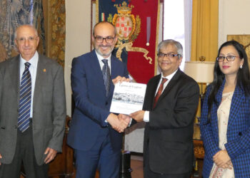 Il sindaco Truzzu riceve l'ambasciatore del Bangladesh in Italia Md. Shameem Ahsane