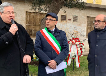 Oristano, Giornata della Memoria: l'Arcivescovo Carboni, il Sindaco Sanna e il Viceprefetto Collu