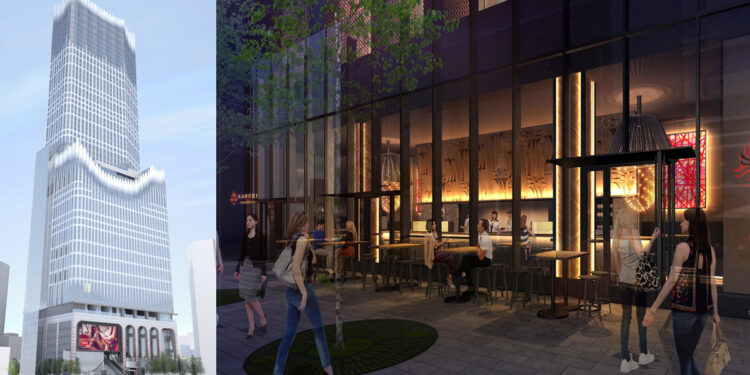 Tokyu Kabukicho Tower, rendering. ? Tokyu Corporation