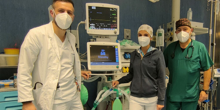 Una delle nuove workstation arrivate nel reparto di Anestesia e Rianimazione dell'ospedale di Lanusei