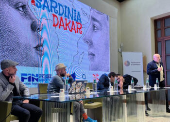 Progetto Sardinia - Dakar, da sinistra: Giuseppe Salis, Manolo Cattari, Danilo Russu, Marco Del Bianco, Roberto Del Bianco