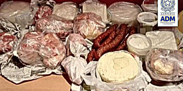 Adm sequestro carne e latticini ad Elmas