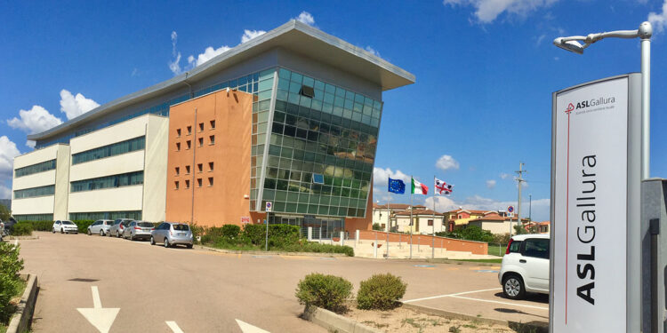 La sede Amministrativa dell'Asl Gallura a Olbia