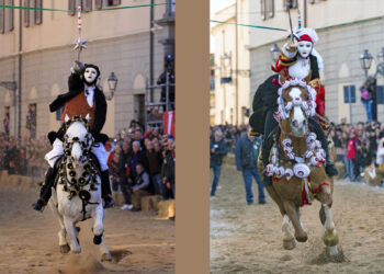 Sartiglia 2023: Giampaolo Mugheddu e Carmen Murru. ? Fondazione Oristano | Gianfranco Casu