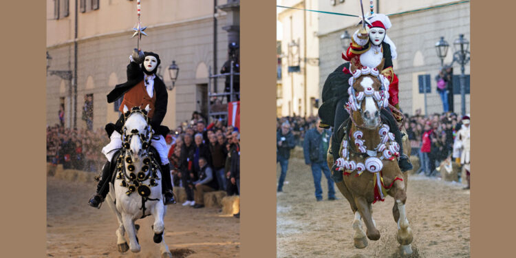 Sartiglia 2023: Giampaolo Mugheddu e Carmen Murru. ? Fondazione Oristano | Gianfranco Casu
