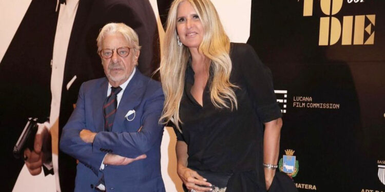 Giancarlo Giannini con Tiziana Rocca