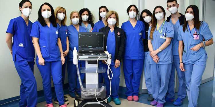 Il personale della Geriatria dell'Aou di Sassari