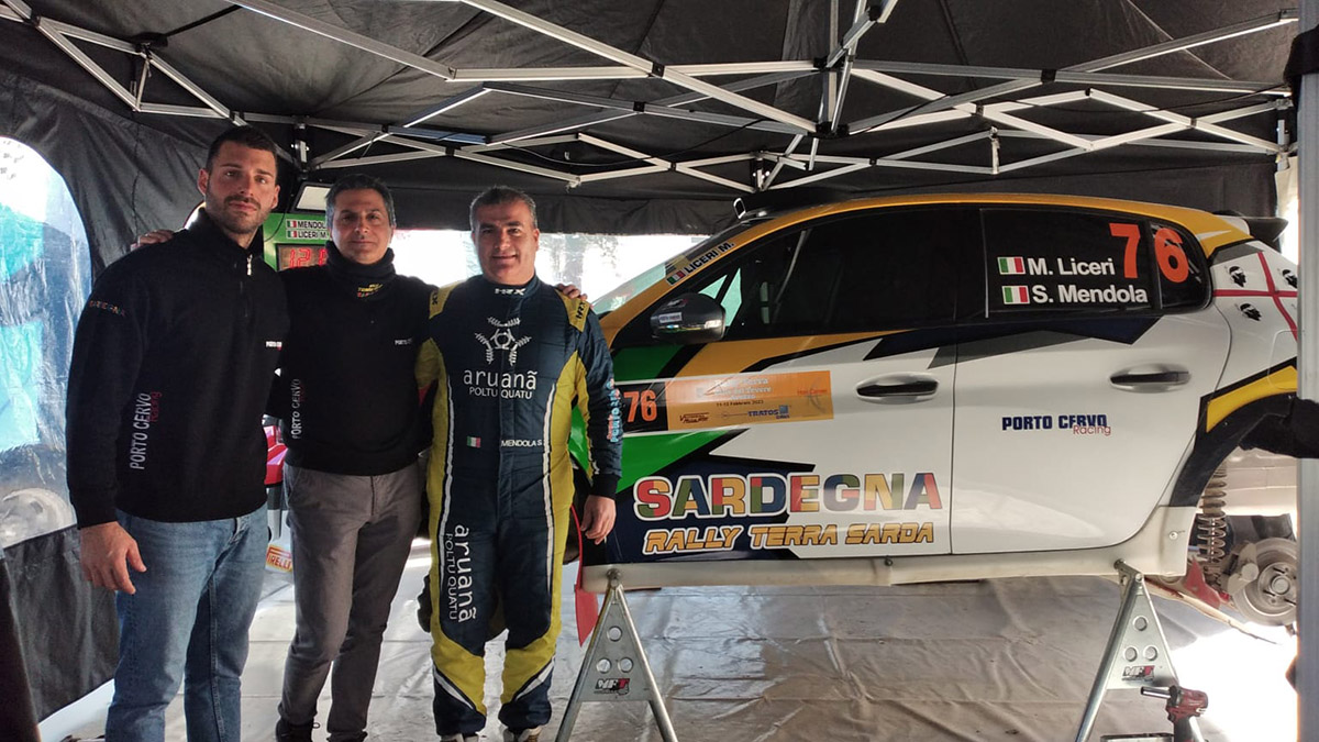Liceri-Mendola con Mauro Atzei presidente Porto Cervo Racing Team