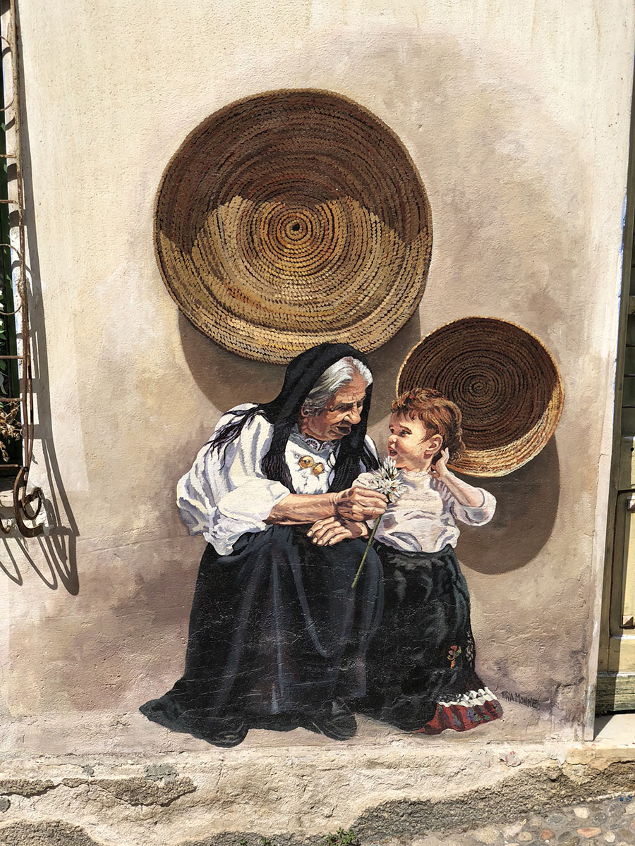  Un murale ad Oliena. ? Marco Cau