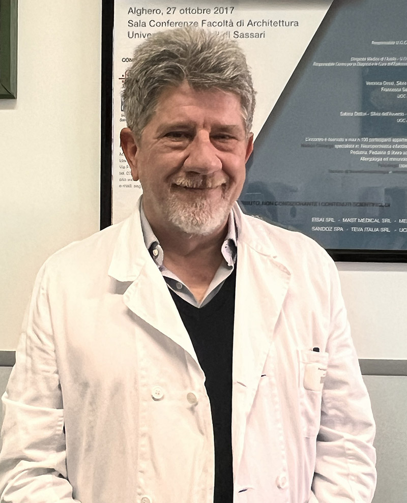 Prof. Sotgiu, direttore della Clinica di Neuropsichiatria Infantile dell'Aou Sassari