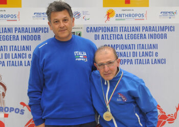 Sa.Spo Cagliari, a dx Roberto Felicino Musiu con Antonio Murgia. 📷 Roberto Ripari