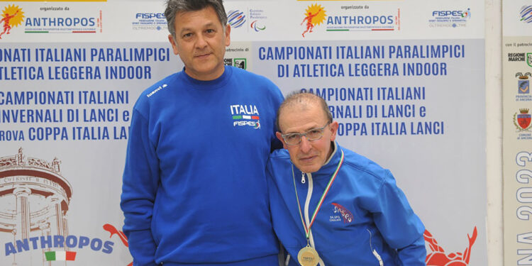 Sa.Spo Cagliari, a dx Roberto Felicino Musiu con Antonio Murgia. ? Roberto Ripari