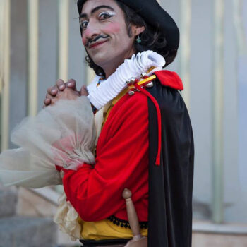 Teatro Circo Maccus: il Capitano. 📷 Patrizia Mereu