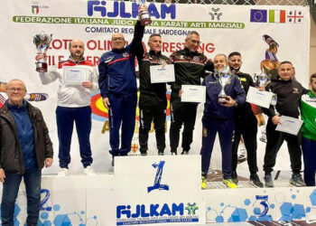 Campionato Regionale Sardo di Lotta Stile Libero e Femminile, il podio a squadre