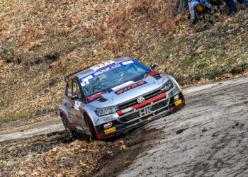 Giacomo Scattolon e Sauro Farnocchia al Rally Il ciocco. ? Mario Leonelli