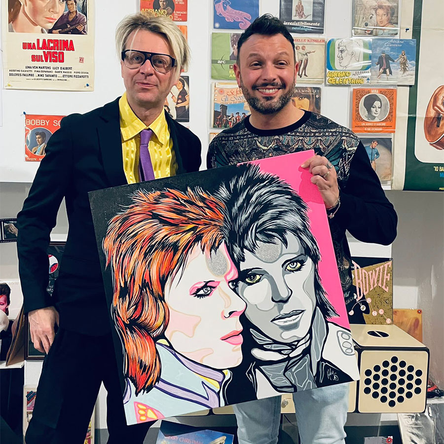 Giuseppe Fisicaro con Andy dei Bluvertigo