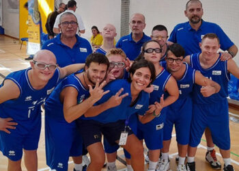 I Campioni del Mondo della Nazionale Fisdir di Pallacanestro con Sindrome di Down