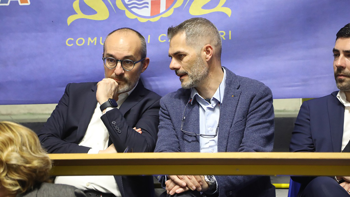 Il Sindaco di Cagliari Paolo Truzzu e il presidente regionale FITeT Simone Carrucciu. ? Nonsolofoto Cagliari