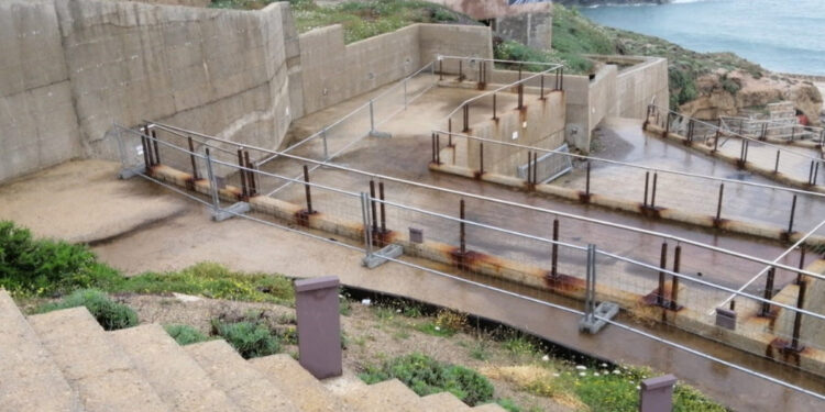 La scalinata dell'Argentiera