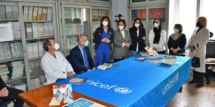 L'incontro tra il reparto di Neonatologia dell'Aou Sassari e Unicef