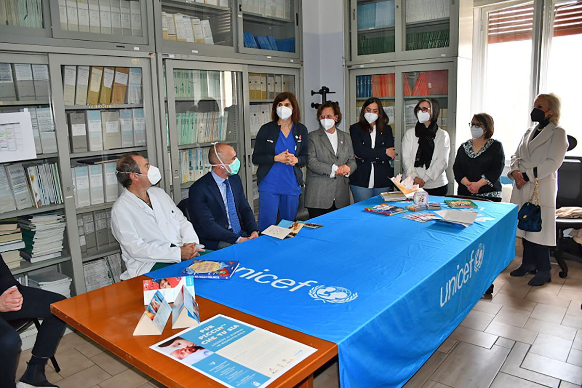 L'incontro tra il reparto di Neonatologia dell'Aou Sassari e Unicef