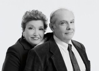 Alberto Salerno con Mara Maionchi