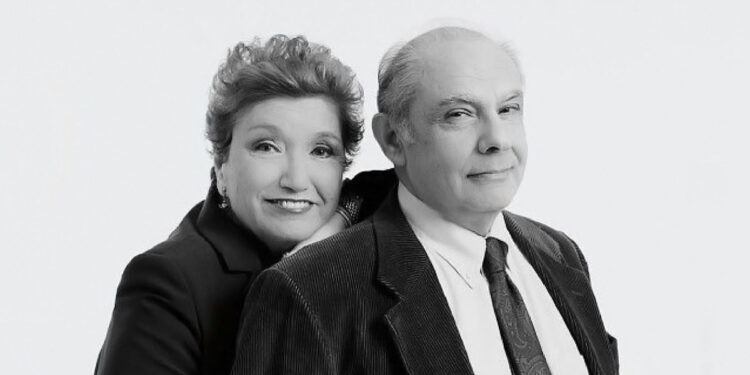 Alberto Salerno con Mara Maionchi