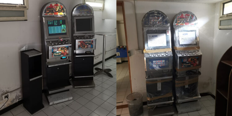 Sequestrati 4 apparecchi da divertimento illegali a Cagliari