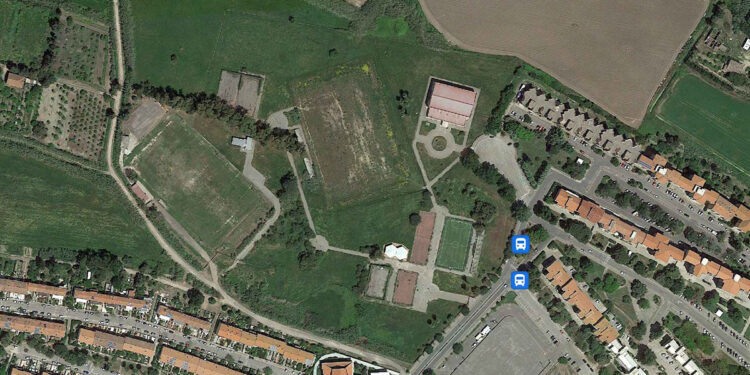 L'area sportiva di Torangius a Oristano