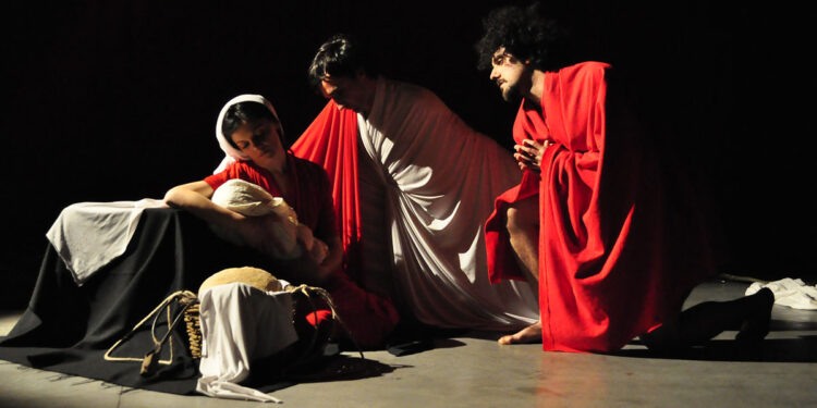 Teatri 35: Caravaggio adorazione dei pastori