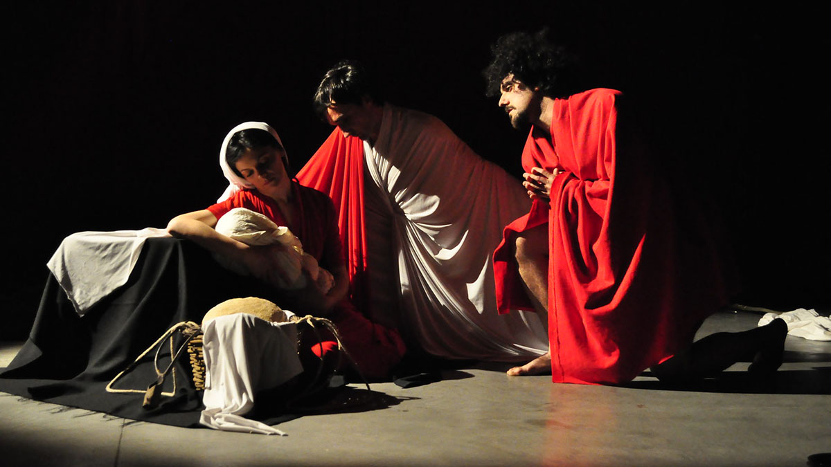Teatri 35: Caravaggio adorazione dei pastori