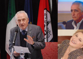 A sx Aldo Accardo e a lato Felice Todde e Aurora Cogliandro