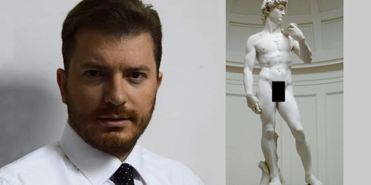 Daniele Radini Tedeschi e il David di Michelangelo Buonarroti censurato (Firenze, Galleria dell'Accademia)