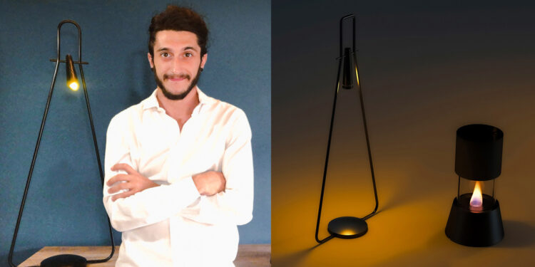 Gabriele Onnis e la sua lampada Phos