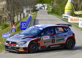 Giacomo Scattolon al Rally Regione Piemonte. ? Magnano