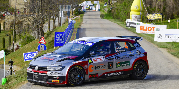 Giacomo Scattolon al Rally Regione Piemonte. ? Magnano