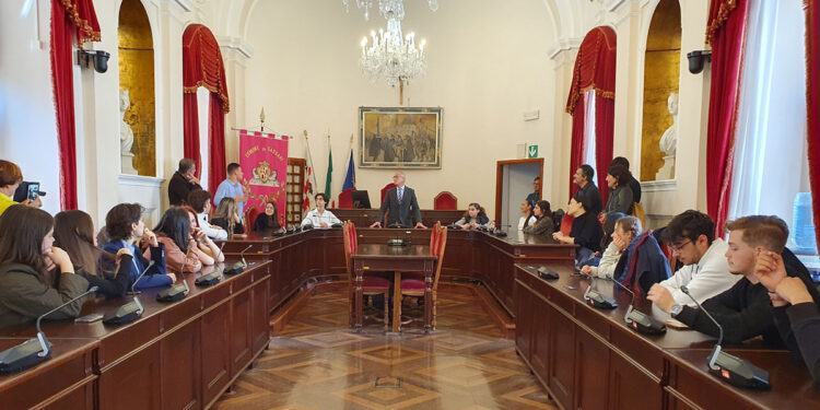 I vincitori del festival Thauma ricevuti dal sindaco di Sassari