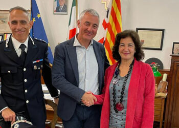 Il Sindaco di Alghero Conoci con la direttrice del Carcere dott.ssa Giulia Leone e il comandante della Polizia Penitenziaria Antonello Brancati