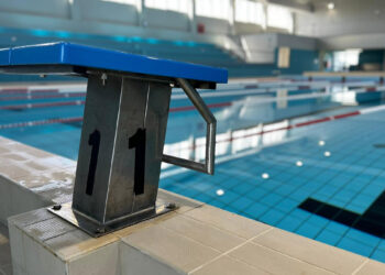 La piscina comunale di Oristano