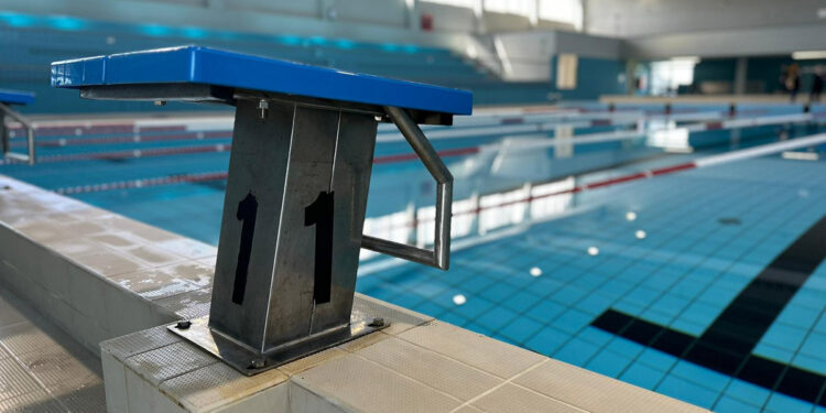 La piscina comunale di Oristano