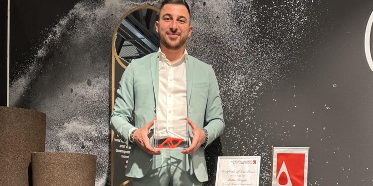 Matteo Congiu vince il Premio A'Design Award