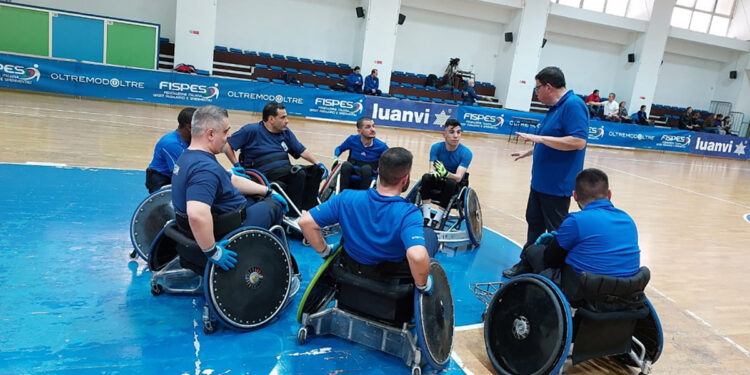 Sa.Spo rugby in carrozzina, coach Marcello catechizza i suoi