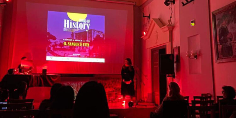 Un momento della rassegna “Stand up history!”