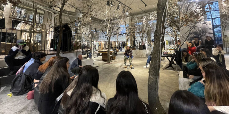 "Work Academy Sardegna". i ragazzi del Liceo Ciusa con Efisio Marras