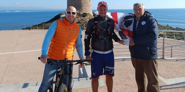 La partenza di Mauro Abbate da Santa Teresa Gallura